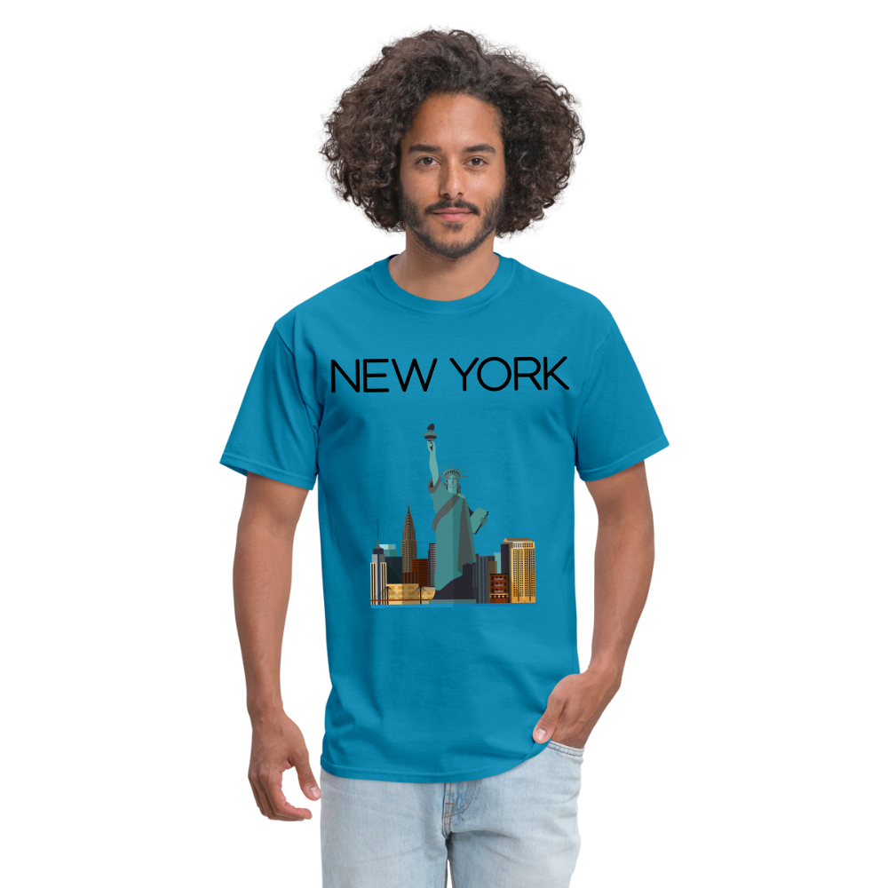 Unisex Classic  New York T Shirt - turquoise