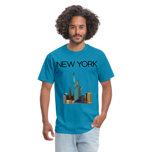 Unisex Classic  New York T Shirt - turquoise