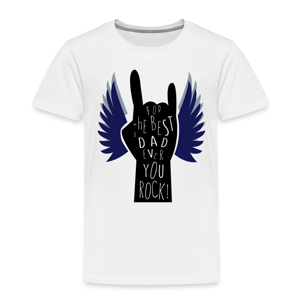 Unisex Premium Father's Day Print T Shirt - white