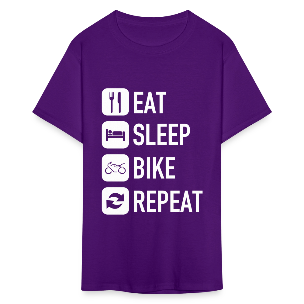 Unisex Classic Custom Sleep Repeat T Shirt - purple