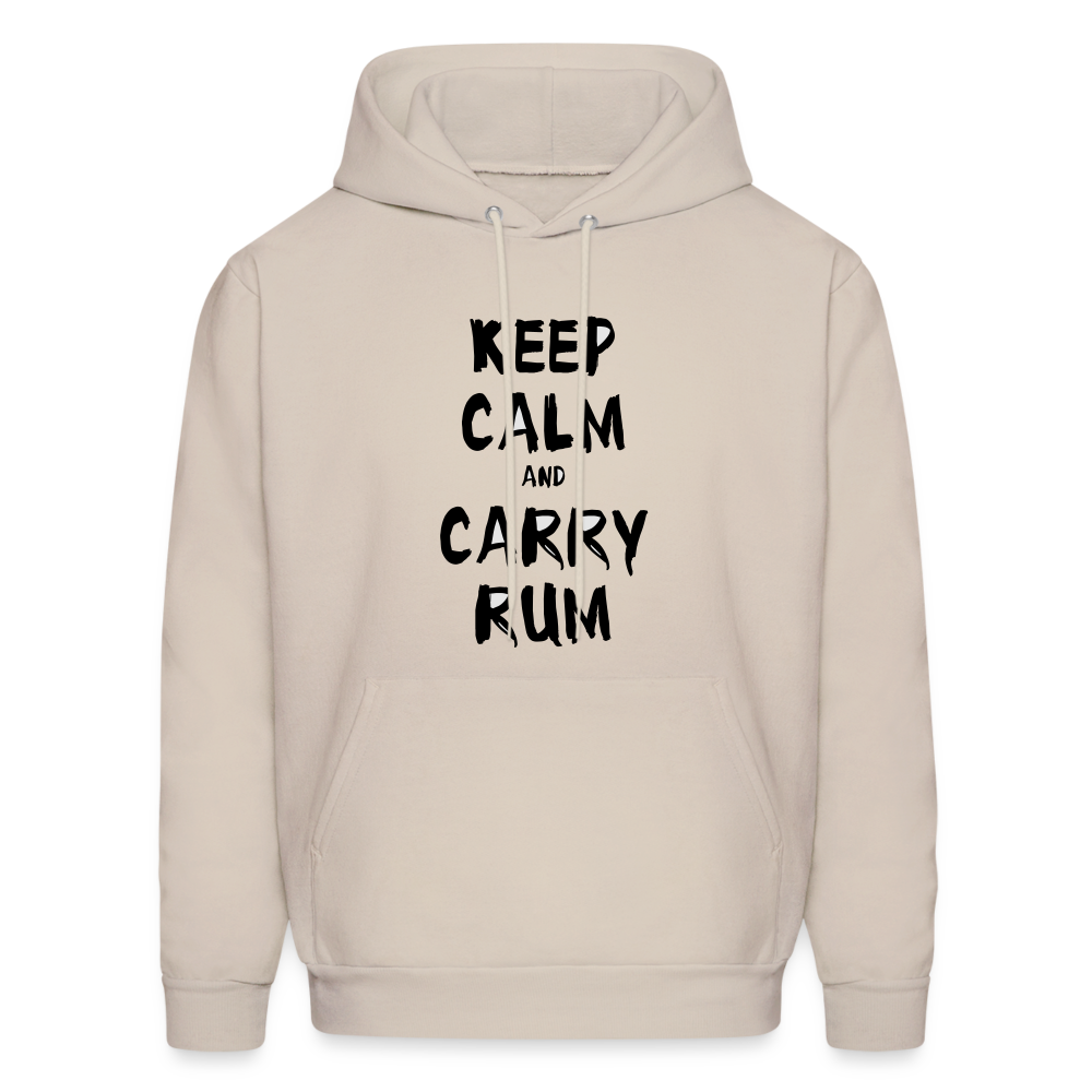 Men's Rum Print Hoodie - Sand