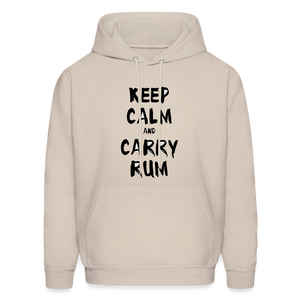 Men's Rum Print Hoodie - Sand