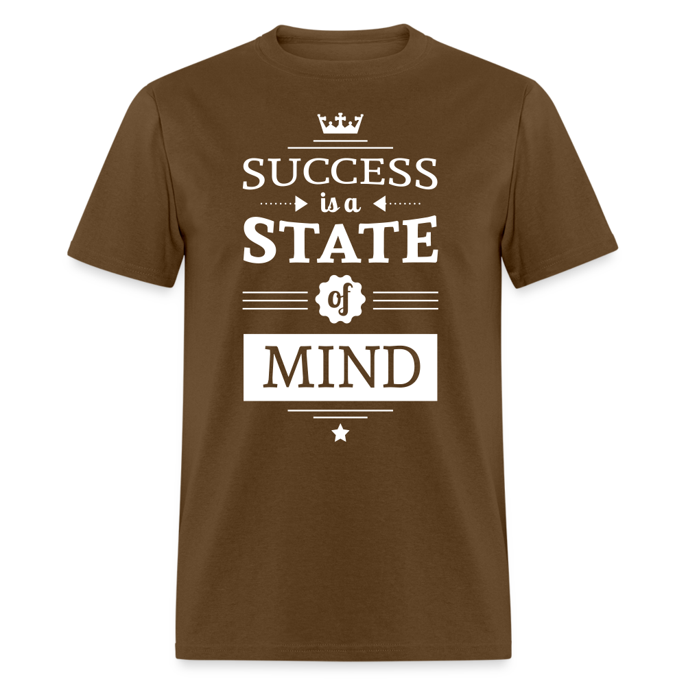 Unisex Success Print T Shirt - brown