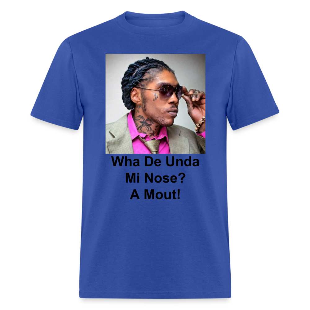 Unisex Classic Vybz Kartel Custom T Shirt - royal blue