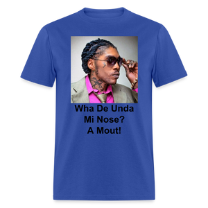 Unisex Classic Vybz Kartel Custom T Shirt - royal blue