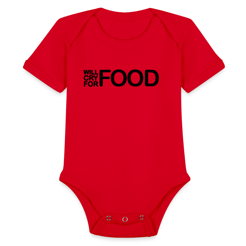 Babies Unisex Short Sleeve Baby Bodysuit - red