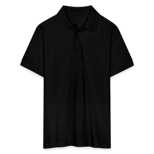 Men's Gildan Unisex 50/50 Jersey Polo - black