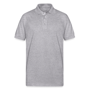 Men's Gildan Unisex 50/50 Jersey Polo - heather gray