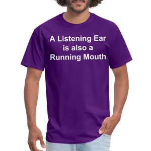 Unisex Classic Custom Running Mouth T Shirt - purple