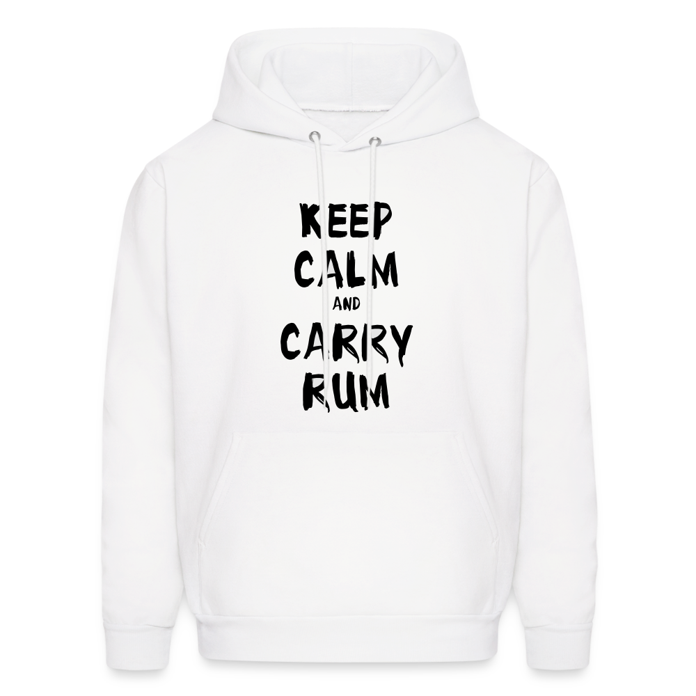 Men's Rum Print Hoodie - white