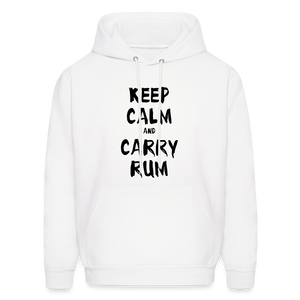 Men's Rum Print Hoodie - white