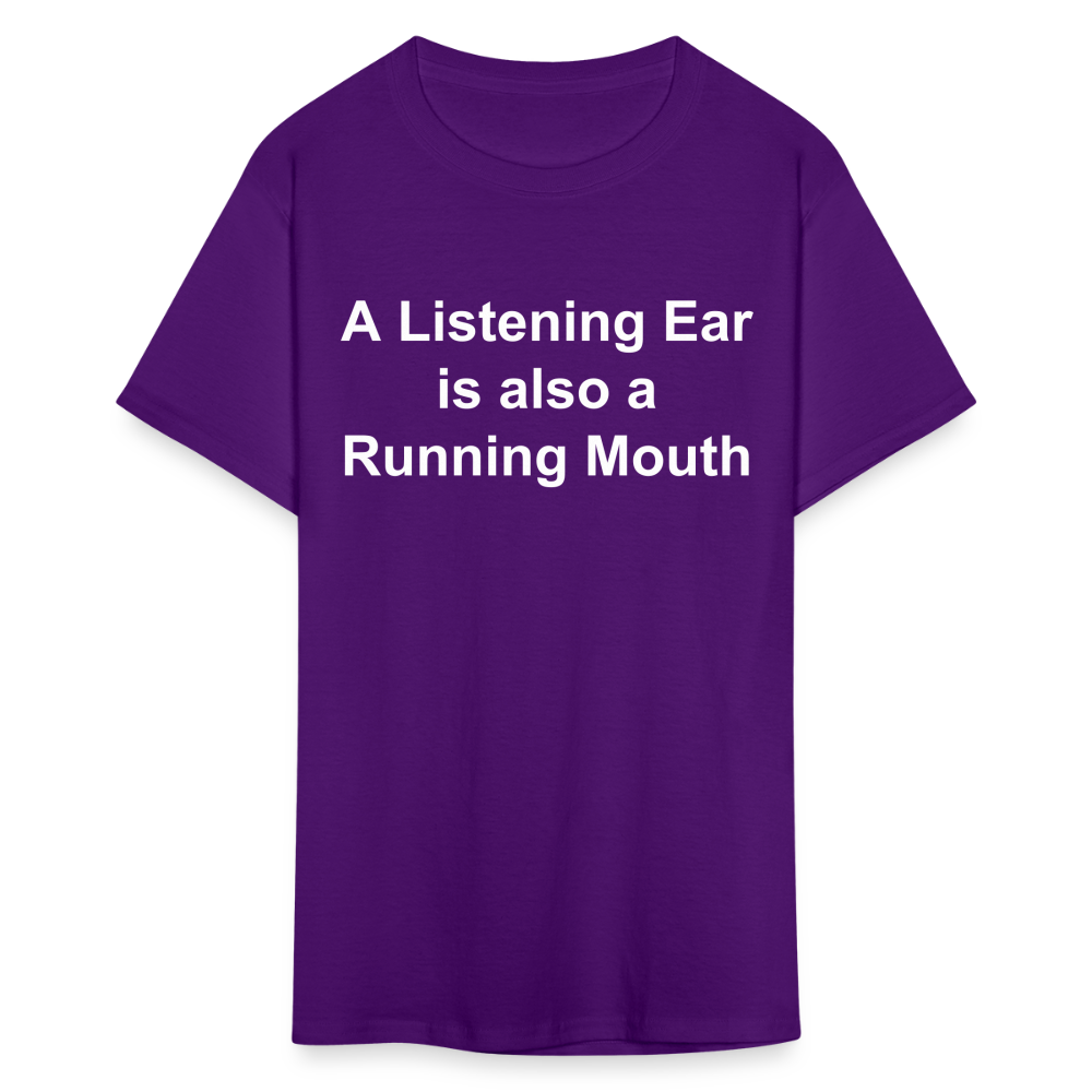 Unisex Classic Custom Running Mouth T Shirt - purple