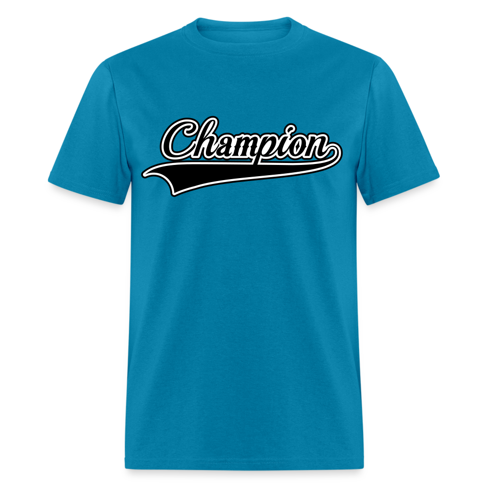 Adult Unisex Regular Fit Champion T Shirt - turquoise