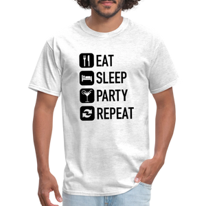 Unisex Classic Custom Party Repeat T Shirt - light heather gray