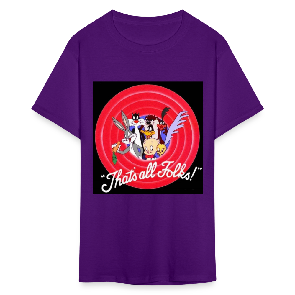 Unisex That's All Print T Shirt - purple