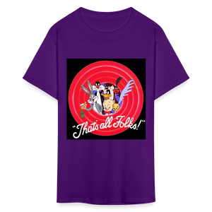 Unisex That's All Print T Shirt - purple