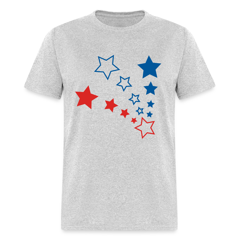 Unisex 4th Of July Print T Shirt - heather gray