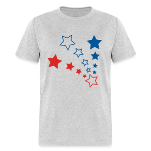 Unisex 4th Of July Print T Shirt - heather gray