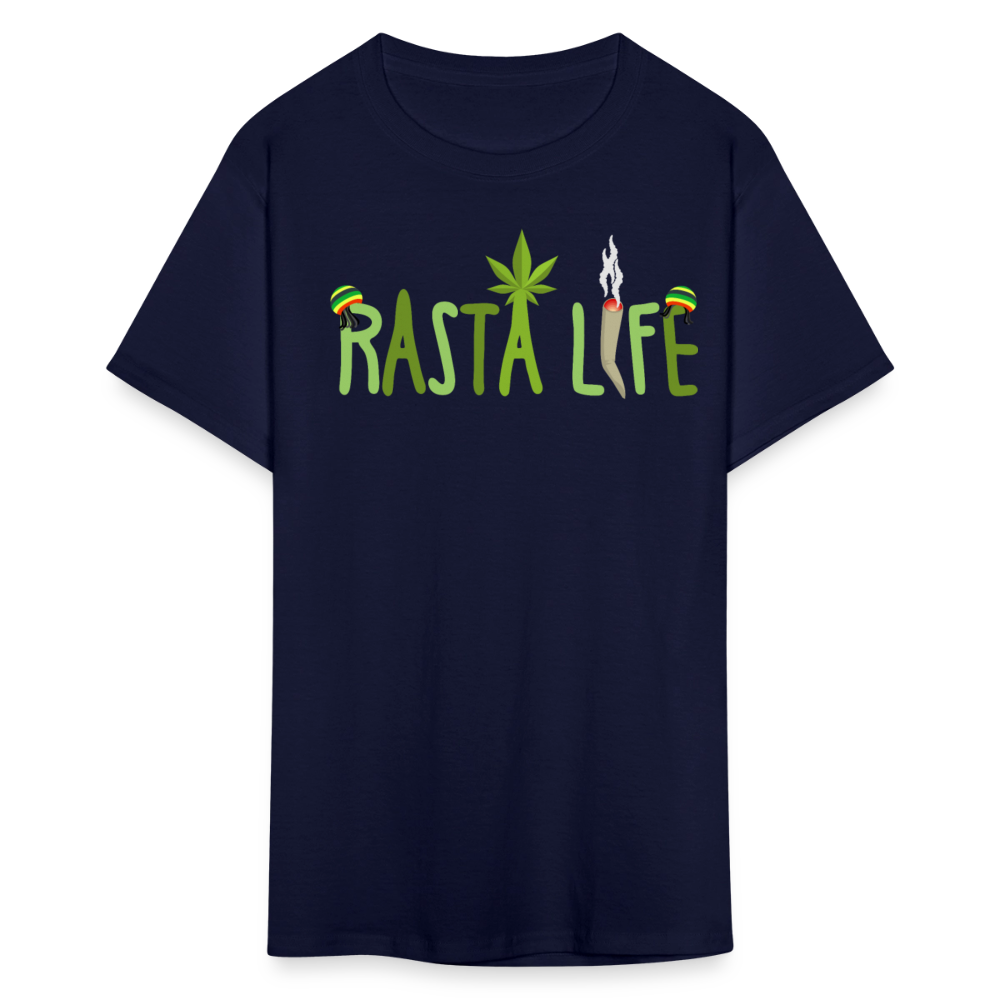 Unisex Classic Custom Rasta T Shirt - navy