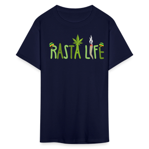 Unisex Classic Custom Rasta T Shirt - navy