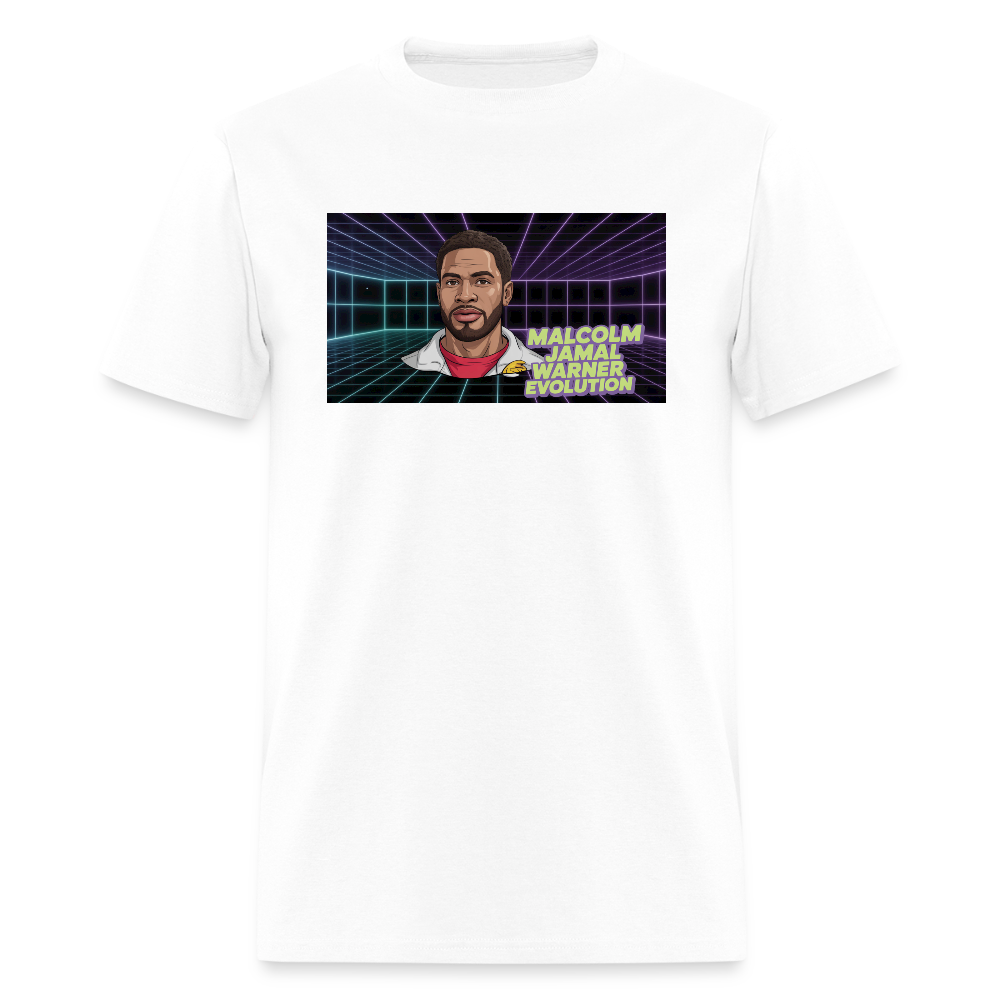 Unisex Classic Malcolm Jamal Warner T Shirt - white