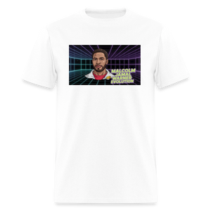 Unisex Classic Malcolm Jamal Warner T Shirt - white