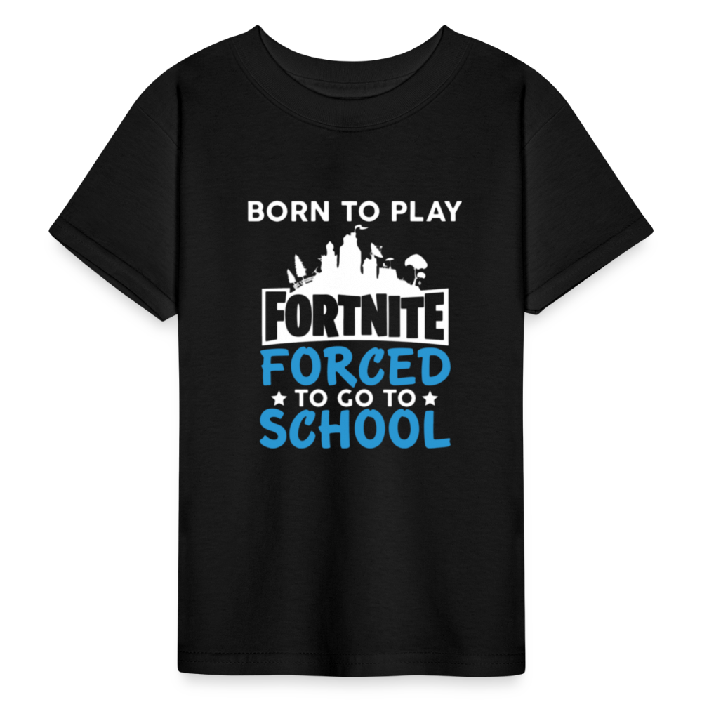 Boys Youth Hanes Tagless Fortnite T Shirt - black