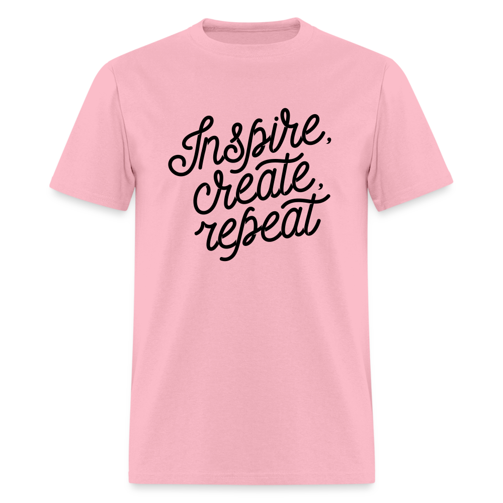 Unisex Classic Inspire Print T Shirt - pink