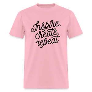 Unisex Classic Inspire Print T Shirt - pink