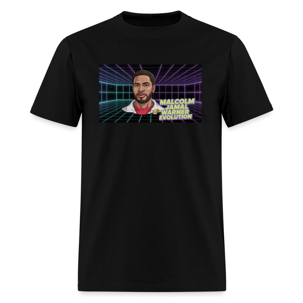 Unisex Classic Malcolm Jamal Warner T Shirt - black