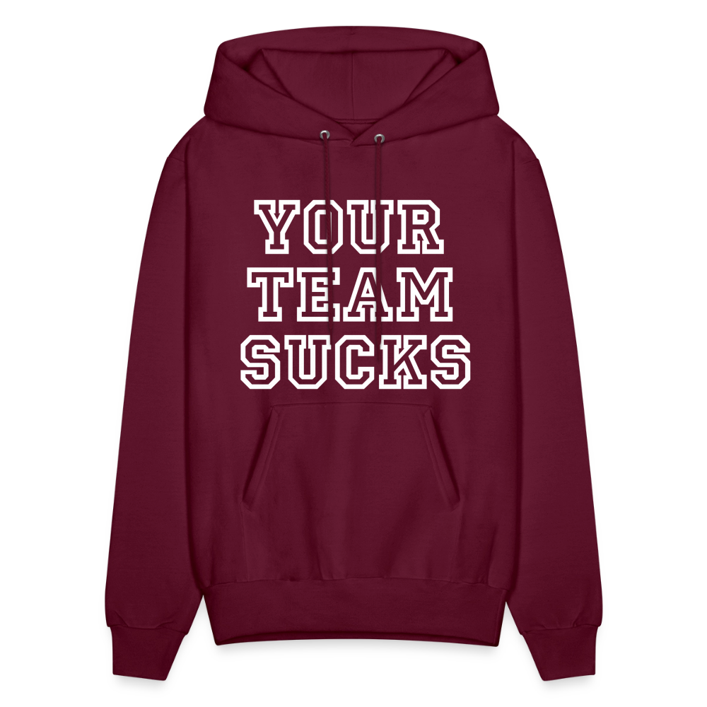 Men's Hanes Hoodie - burgundy