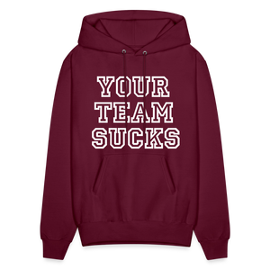 Men's Hanes Hoodie - burgundy