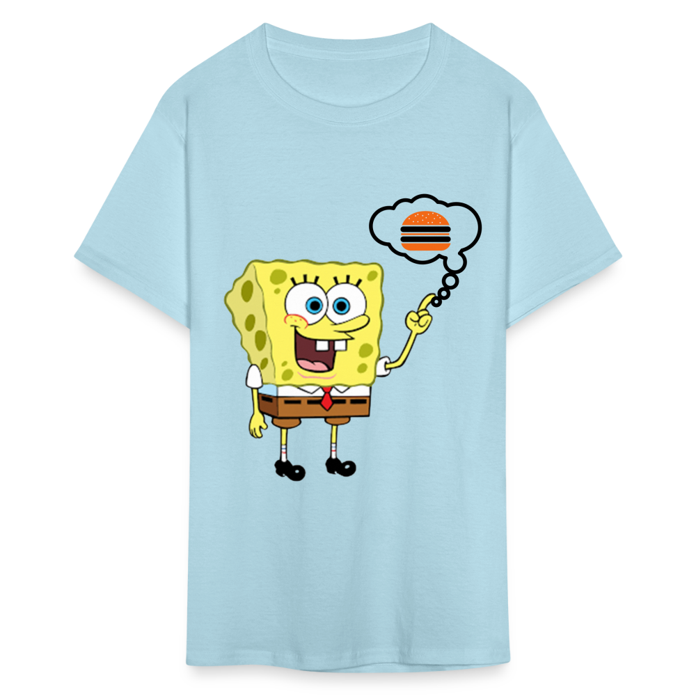 Unisex Classic SpongeBob Custom T Shirt - powder blue