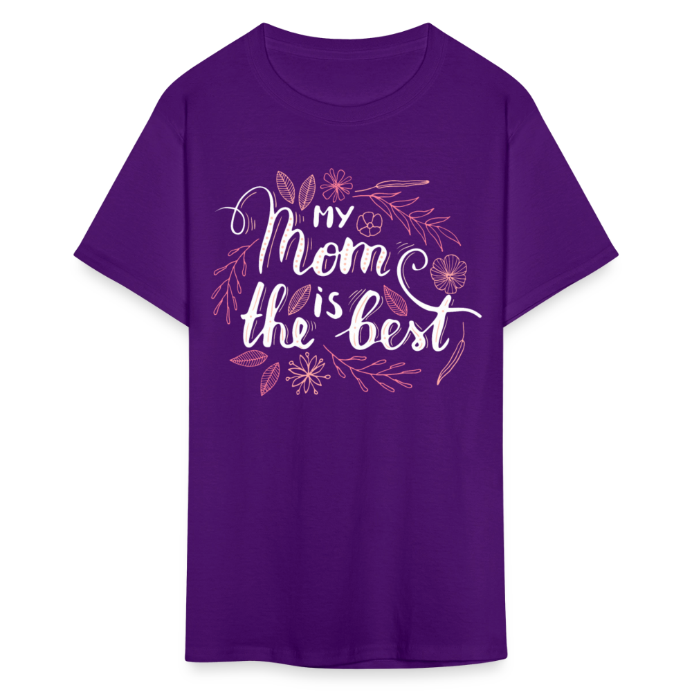 Women's Classic Custom Mother's T Shirt - purple