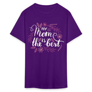 Women's Classic Custom Mother's T Shirt - purple