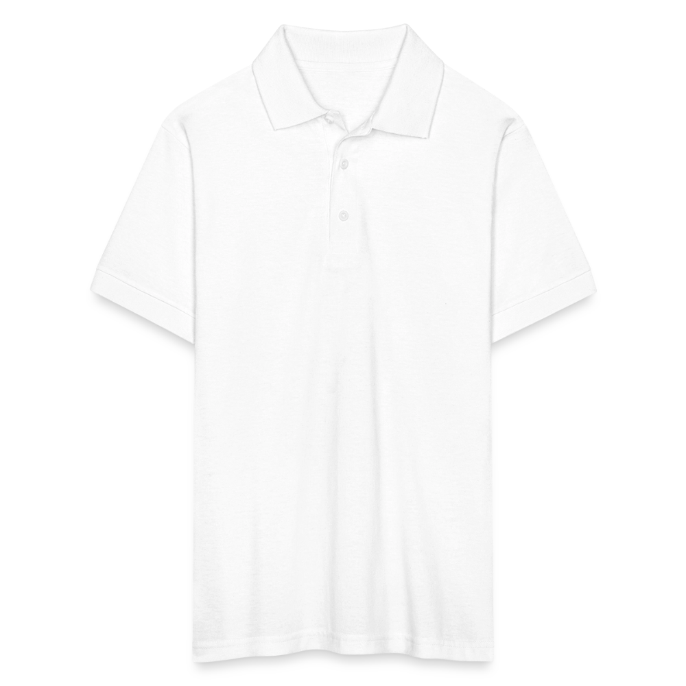 Men's Gildan Unisex 50/50 Jersey Polo - white