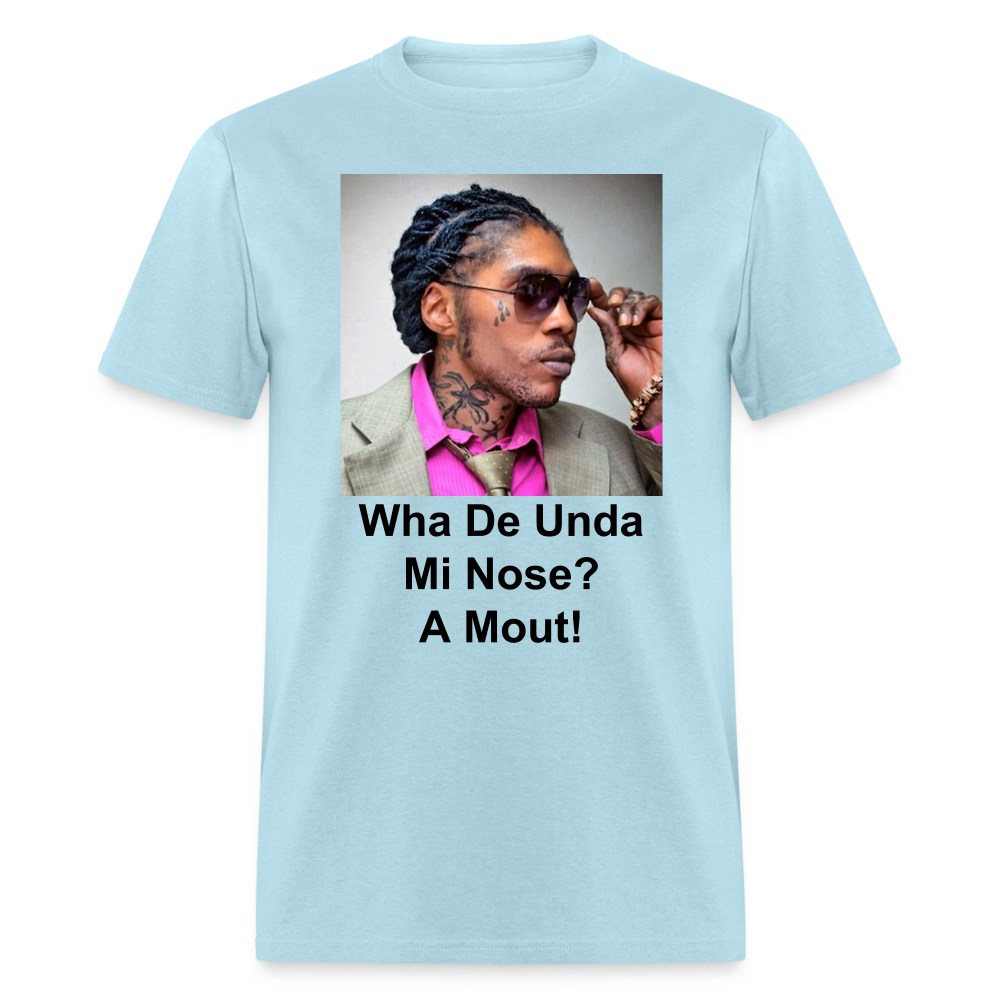 Unisex Classic Vybz Kartel Custom T Shirt - powder blue