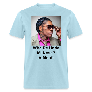 Unisex Classic Vybz Kartel Custom T Shirt - powder blue