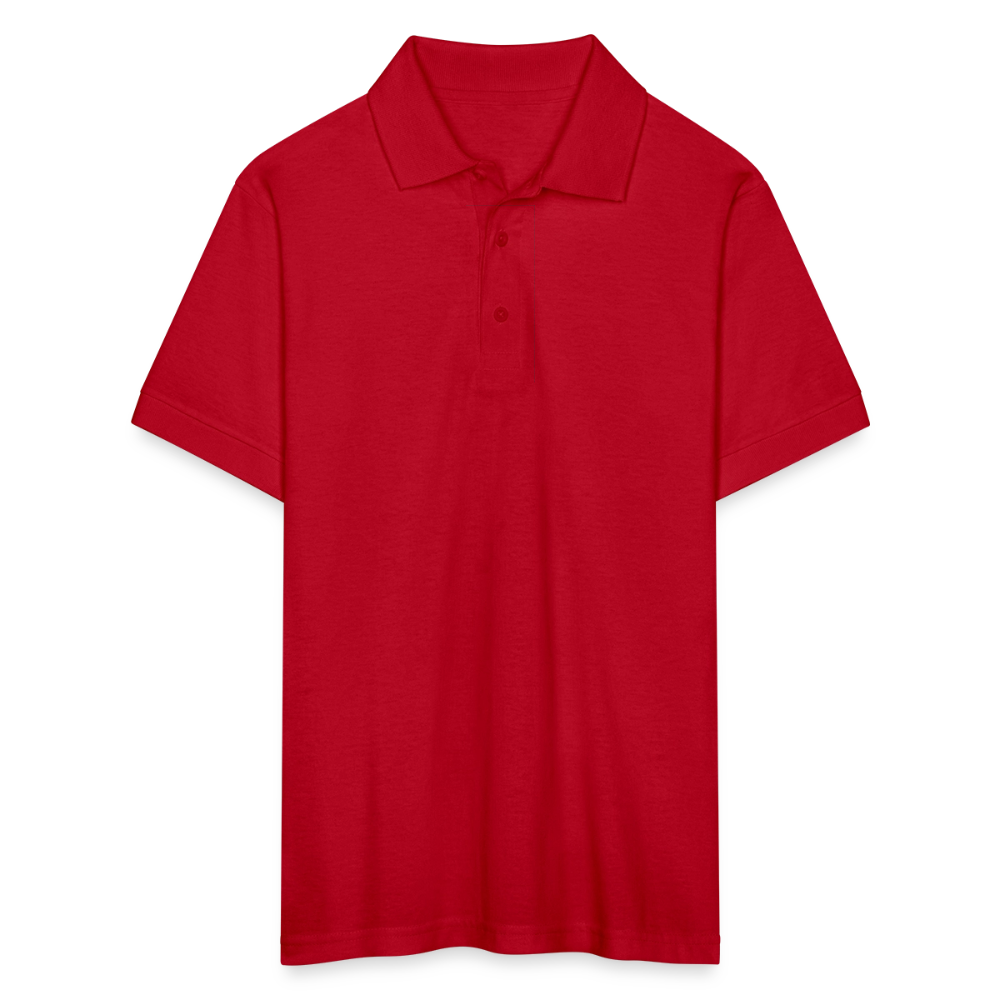 Men's Gildan Unisex 50/50 Jersey Polo - red