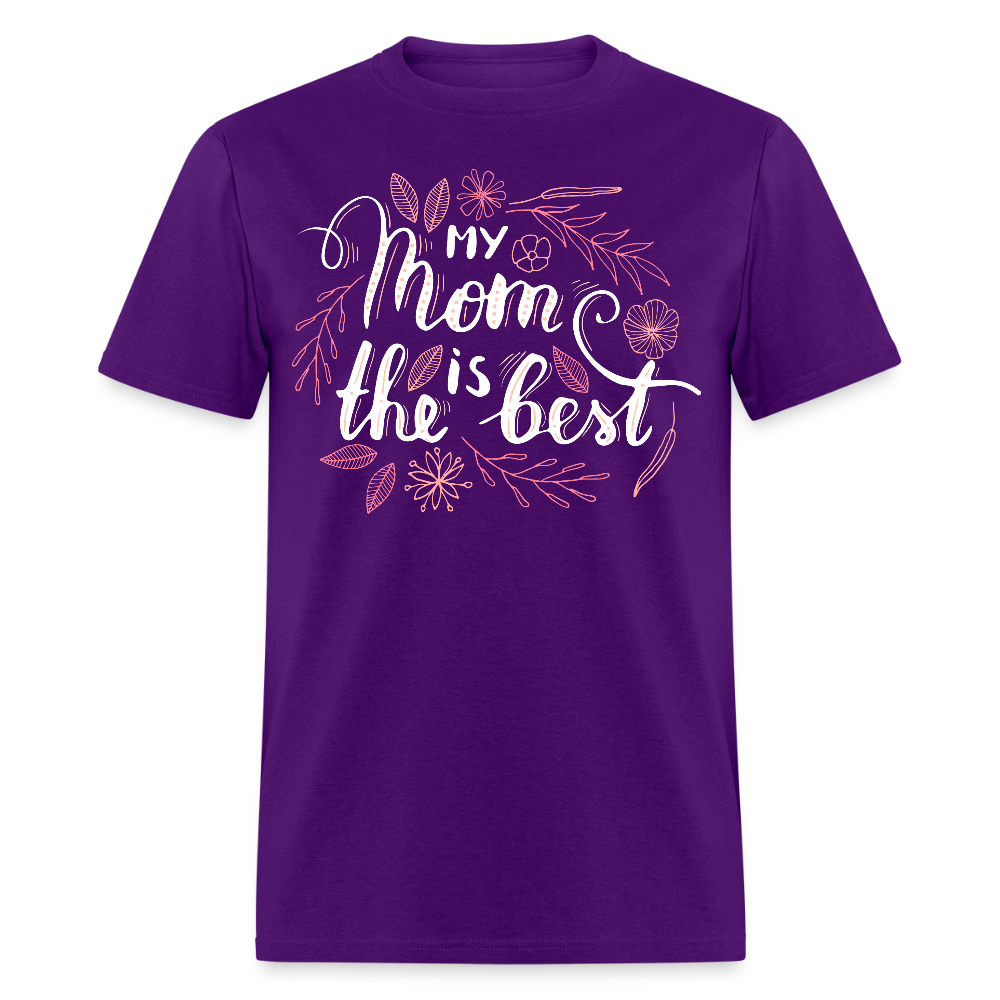 Women's Classic Custom Mother's T Shirt - purple
