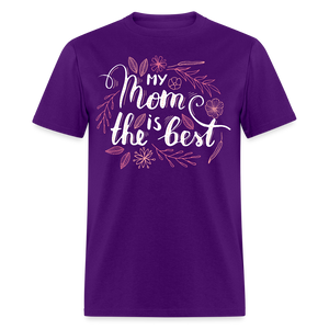 Women's Classic Custom Mother's T Shirt - purple