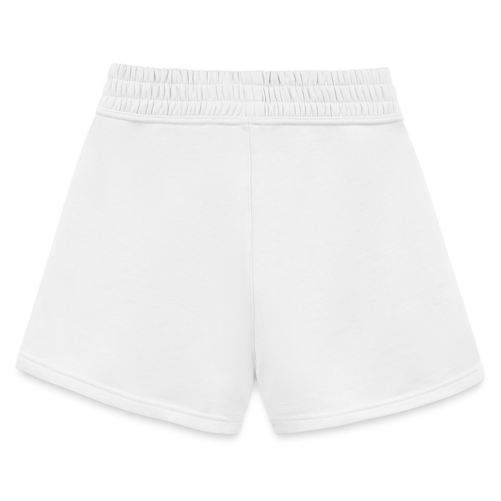 Women's Jogger Boss Queen Print Shorts - white