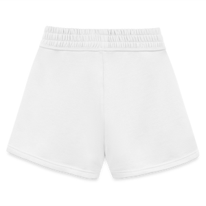 Women's Jogger Boss Queen Print Shorts - white