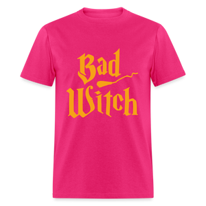 Women's Classic Halloween Print T Shirt - fuchsia