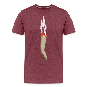 Men's 420 T Shirt - heather burgundy