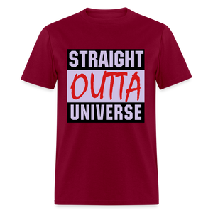 Unisex Straight Outta Compton T Shirt - burgundy