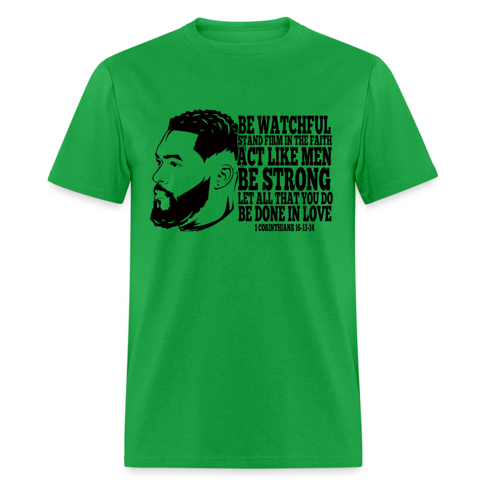 Men's Fruit of the Loom Classic Strong Print T Shirt - bright green