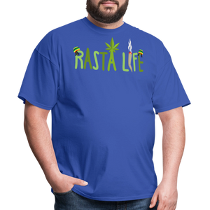 Unisex Classic Custom Rasta T Shirt - royal blue