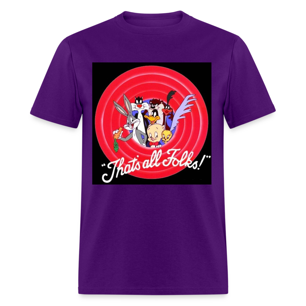 Unisex That's All Print T Shirt - purple