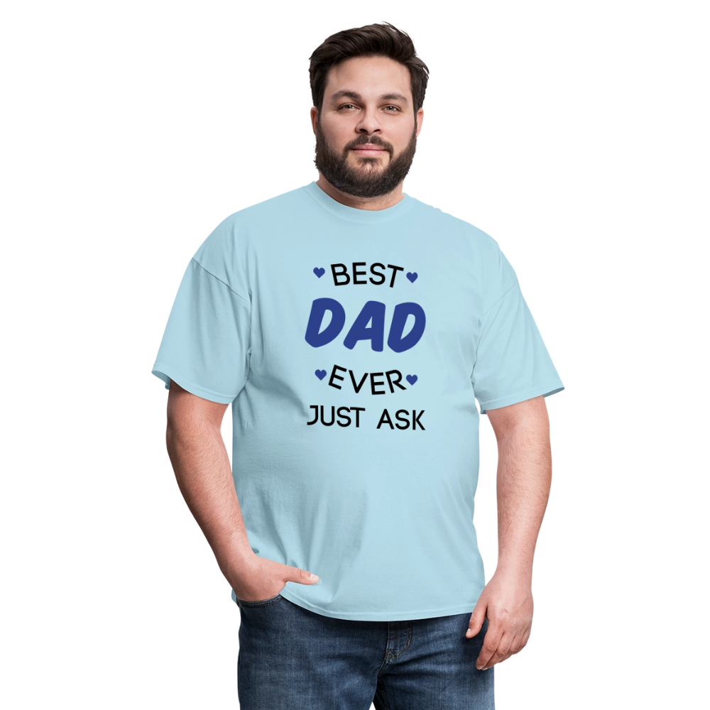Unisex Classic Custom Dad T Shirt - powder blue